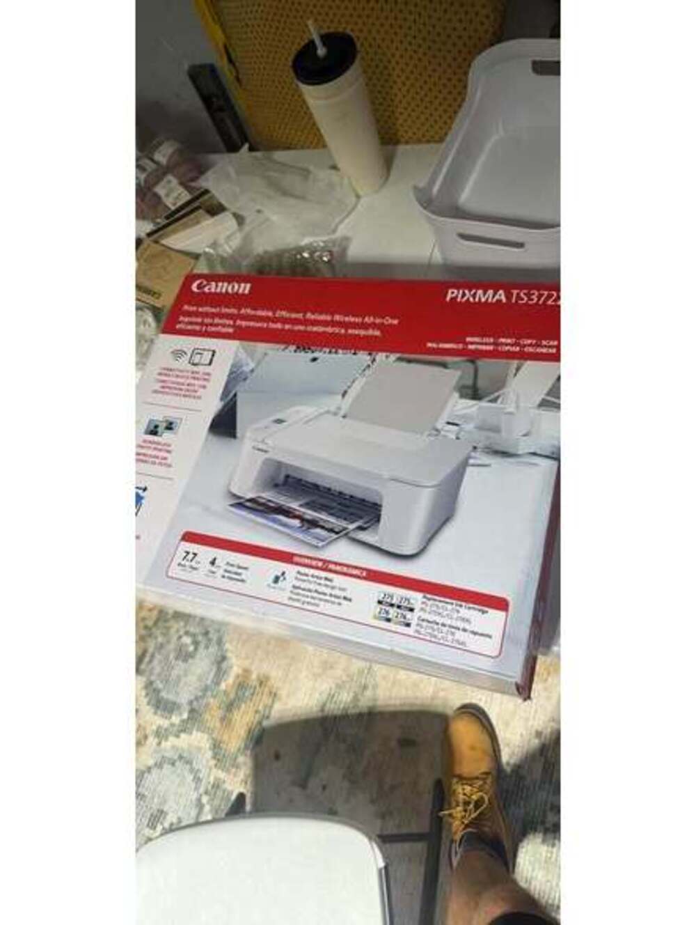 Canon PIXMA TS3722 Wireless All-in-One Printer